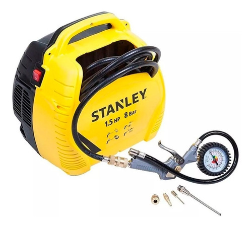Compresor de aire mini eléctrico portátil Stanley 8215190STC595 1.5hp 230V 50Hz amarillo/negro