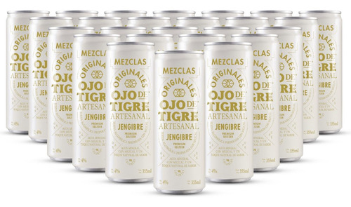 Seltzer Ojo De Tigre Jengibre 355 Ml (24 Piezas)