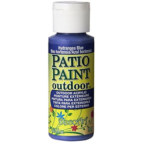 Pintura Patio, 2 Onzas, Azul Hortensia.