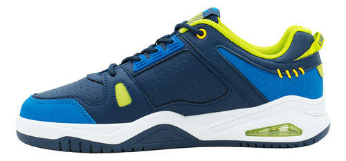 Tenis Charly® Para Caballero Casual Cómodo Marino Válvula