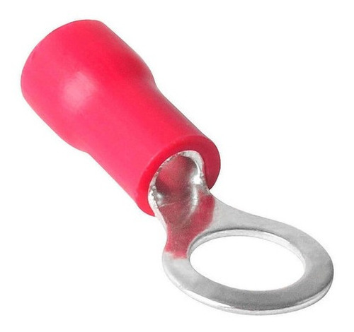 100un Terminal Anel Rv1.25-5 Vermelho Pré Isolado 0,5-1,5mm