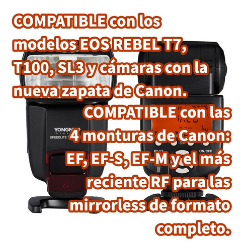 Imagen 6 de 9 de Flash Yongnuo | Yn565ex Iii | Para Canon | Ttl | Regalos.