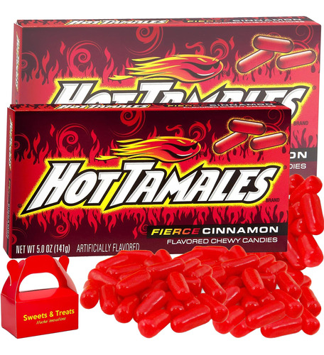 Hot Tamales Candy | Gomitas Masticables Rojas Originales Con