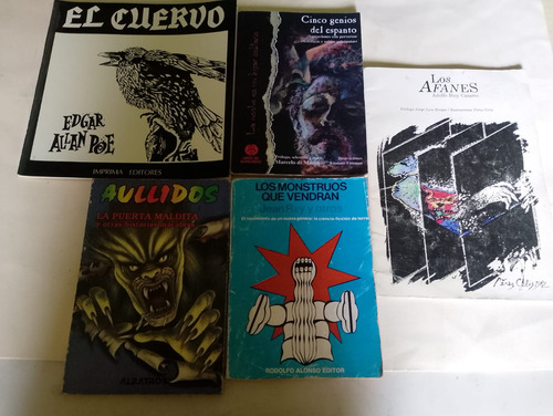 Libros-intriga-duende- Espacio - Espanto -terror- (Usado)