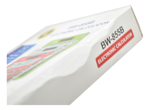 Calculadora Electrónica 12 Dìgitos Pack 3 Bw855b Bestway Color Rojo
