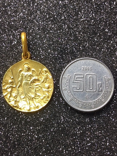 Imagen 5 de 9 de Medalla Oro 10k San Rafael #1175 Bautizo Comunión