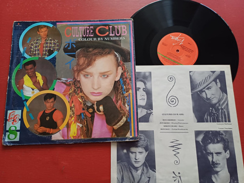 Culture Club-colour By Numbers-lp Nacional Pop 80's-1983