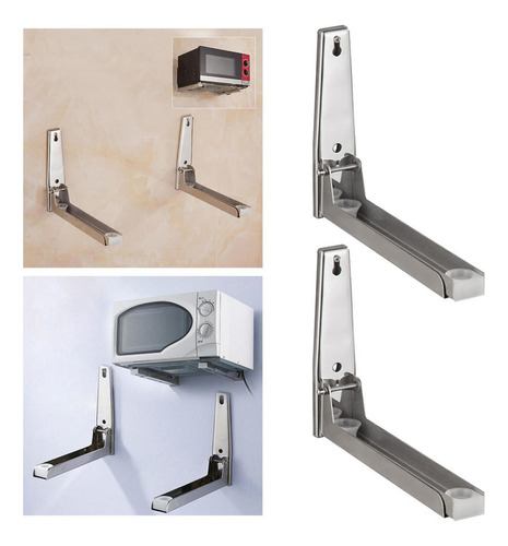 Repisa De Acero Inoxidable For Horno Microondas, Retráctil