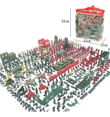 330 Piezas Juguete De Soldados Realistas En Miniatura