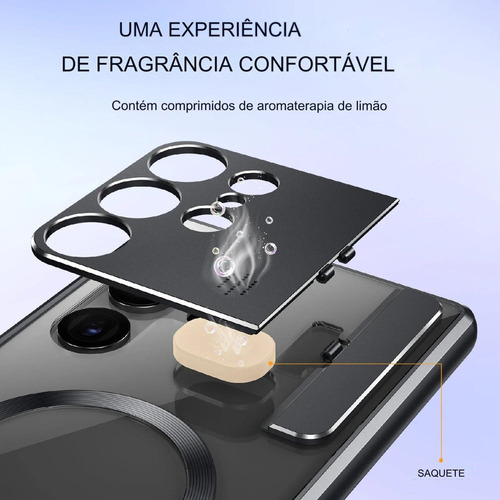 Case 360° Alumínio Future Para Galaxy S24 S23 S22 S21 Ultra