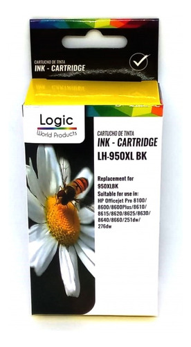 Tinta Cartridge Negro 950xl Para Hp Officejet Pro 8100-8600