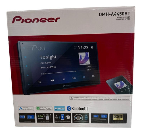 Radio Pioneer Dmh-a4450bt Con Apple Car Play Y Android Auto 