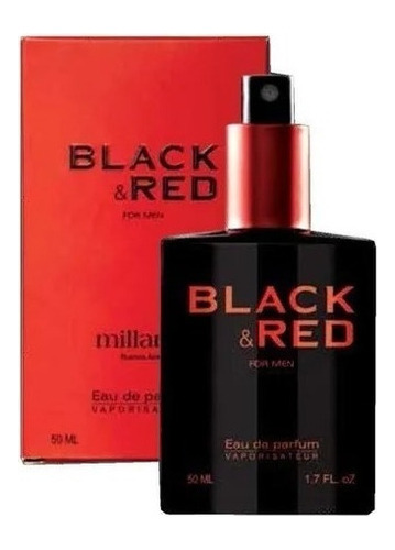 Fragancia Black & Red 50ml Edp Millanel