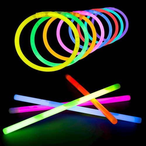 Imagem 3 de 3 de Tubo De Pulseiras Neon Com 100 Unidades Ydh
