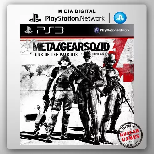 Metal Gear Solid 4: Guns of the Patriots Edition Playstation 3 Mídia  Digital - Frigga Games