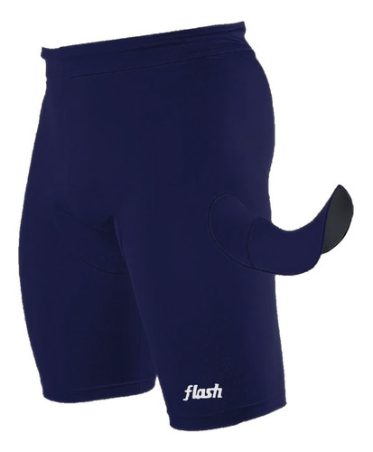 Calza Corta Ciclista Bermuda Flash Spandex Con Badana