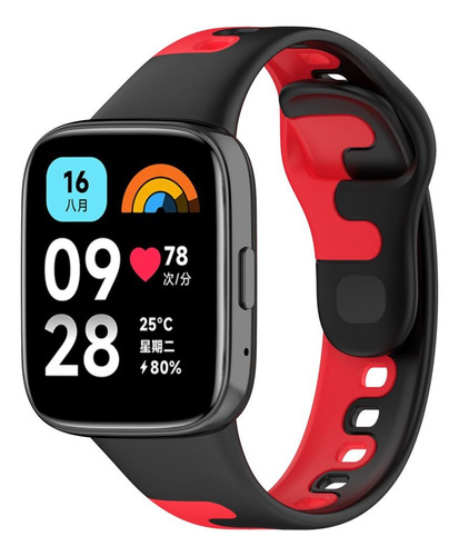 Correa Deportiva Doble Color Para Redmi Watch 3 Lite Active