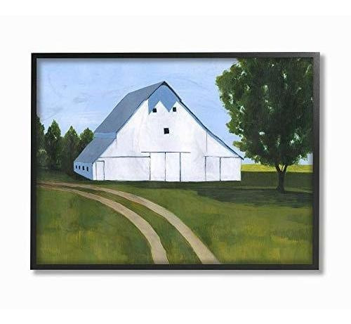 Stupell Industries Farmland Fields And Barn Pintura De Paisa