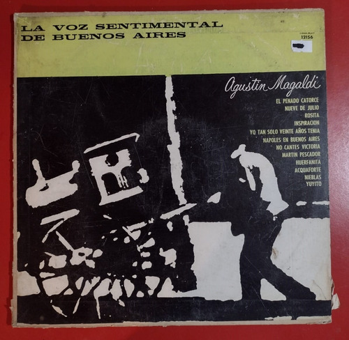 La Voz Sentimental De Buenos Aires  Agustin Magaldi Vinilo