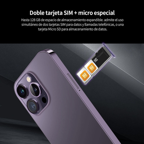 P Celular Android I13 Pro Max Blanco 6.3 En