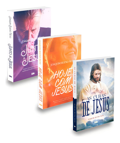 Kit As Curas de Jesus - 3 livros: Não Aplica, de : Joaquim Bueno Neto. Série Não aplica, vol. Não Aplica. Editora IDE, capa mole, edição não aplica em português, 2023