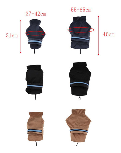 Ropa Impermeable Con Capa Reflectante Accesorios De Animales