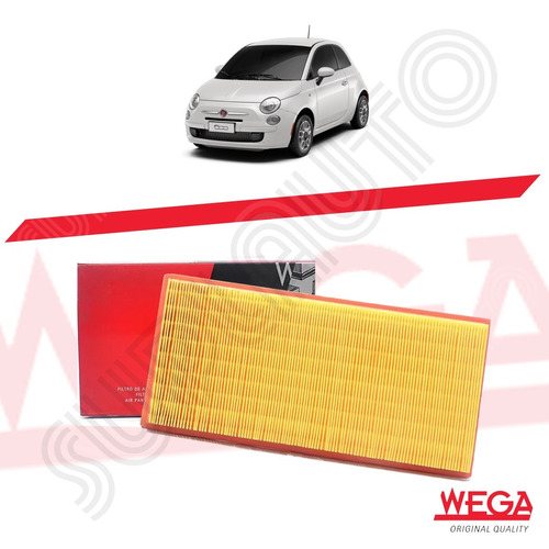 Filtro De Ar Cinquecento Fiat500 2009/ Wega Fap5307