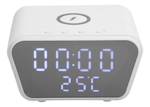 Reloj Con Cargador Inalámbrico Y Alarma Intel Digital Desk