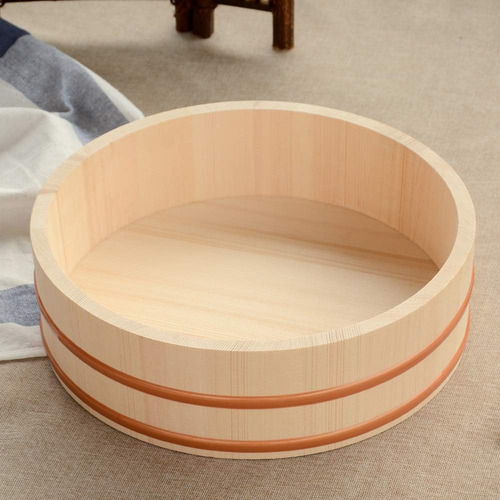 Tina De Madera Mezclar Arroz De Sushi Oke, 1 Pieza, 45 ...