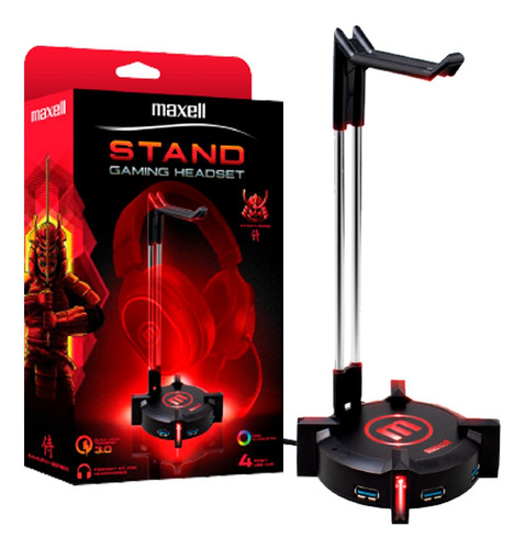 348476 - Stand Maxell Para Audifonos 4 Puertos