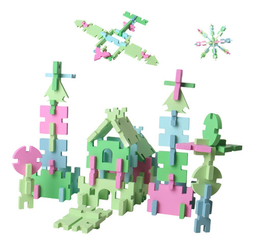 Juego De Bloques De Madera Con Formas Geométricas,