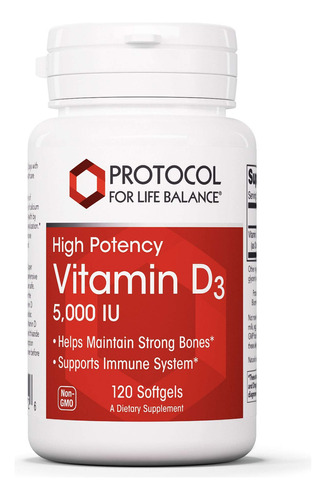 Protocol For Life Balance - Vitamina D3  Ui (alta Potencia).