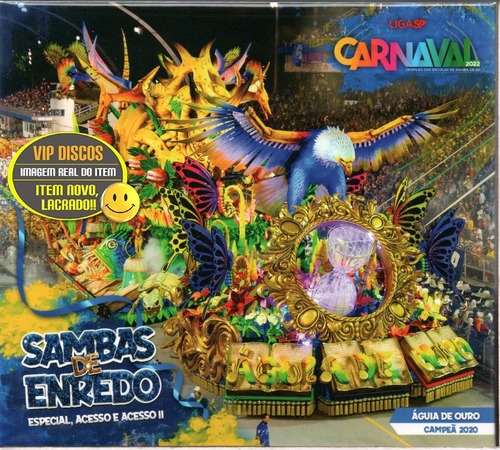 Cd Carnaval 2022 Sambas De Enredo São Paulo Triplo Lacrado!