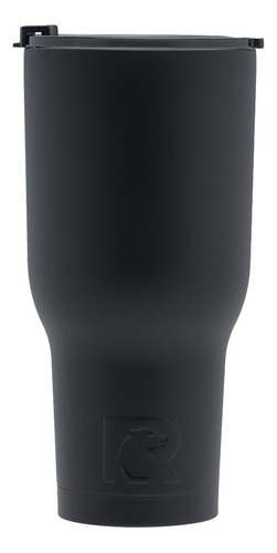 Vaso Acero Inoxidable 40 Oz Negro Aislado Viaje Taza Bebida