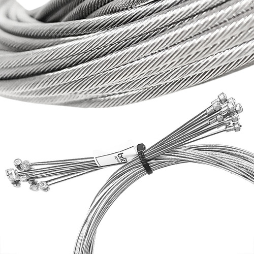 10 Cabos De Freio Inox 1.5 X 2100mm Para Speed Sti 19 Fios