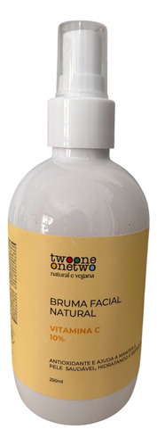 Bruma Facial Natural Vitamina C 10% 250 Ml Twoone Onetwo Transparente