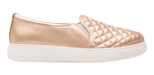 Tenis Moderno Para Dama Urbano Flexi 107705 Oro Originales