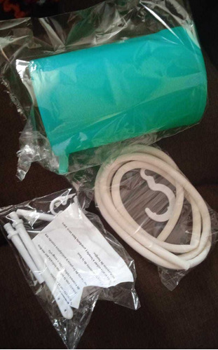 Kit Para Enema. Manguera Blanca 