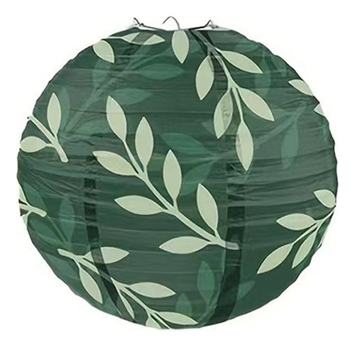 12 Farolillos De Papel Con Forma De Bola, Pompones De Papel
