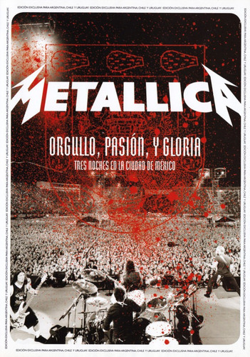 Metallica - Orgullo Pasion Y Gloria Vivo Mexico Dvd Nuevo