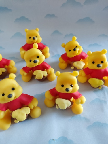 Souvenirs 10 Winnie Pooh Porcelana Fría Ositos 