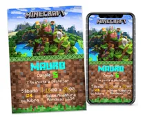 Comprar Kit Imprimible Minecraft Con Textos Editables