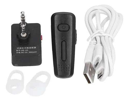 Aud fonos Inal mbricos Con Radio Bidireccional Ptt Walkie ta
