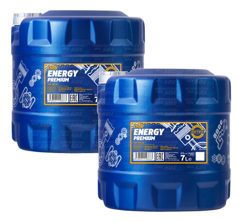Aceite Mannol 5w30 Energy Premium 100% Sintetico Pack 14 Lts