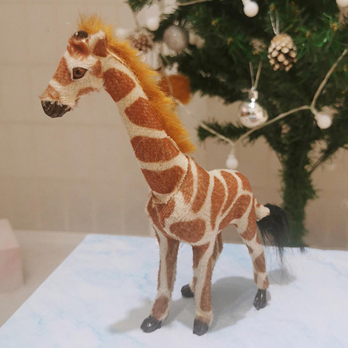 Figura De Jirafa De Juguete De Peluche, Estatuas De Jirafas,