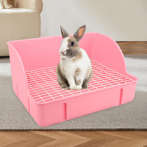Caja De Arena Para Conejos, Inodoro, Orinal, Lecho Esquinero