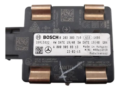 Módulo Sensor Radar Dianteiro Mercedes Cla 250 2022 A0009058 Módulo Sensor Radar Dianteiro Mercedes Cla 250 2022 A0009058