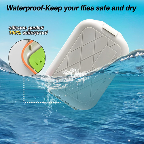 Caja De Pesca Con Mosca De Doble Cara Impermeable Para Apare