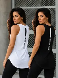 Kit 2 Camisetas Feminina Fitness Academia Keep On