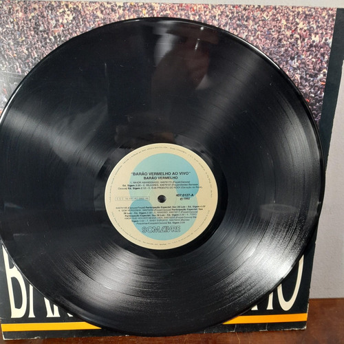 Imagem 5 de 7 de Vinil Lp Barão Vermelho Ao Vivo Bom Estado
